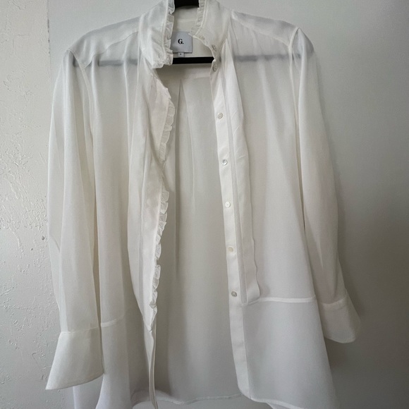 G.Label Litvack Pleated Collar Button down - Picture 4 of 7